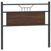 vidaXL Replace Headboard Brown Oak 100 cm Engineered Wood and Steel