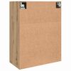 vidaXL Hanging Wall Cabinet Brown 69.5 x 34 x 90 cm Engineered wood