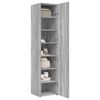 vidaXL Highboard Grey Sonoma 40x42.5x185 cm Engineered Wood