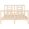 vidaXL Bed Frame without Mattress 120x200 cm Solid Wood Pine