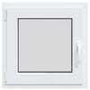 vidaXL Basement Window RISOR 60x60 cm Tilt&Turn DIN Left White