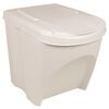 vidaXL Stackable Garbage Bin Boxes 3 pcs White 75 L Polypropylene