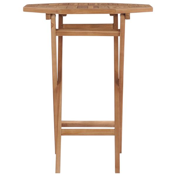 vidaXL Folding Garden Table 60x60x75 cm Solid Teak Wood