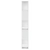 vidaXL Bookcase 5-Tier White 80.5x23.5x162.5 cm Engineered Wood