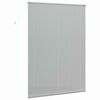 vidaXL Window Blind with Curtains Manual Silver Aluminium
