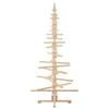 vidaXL Wooden Christmas Tree for Decoration 180 cm Solid Wood Pine