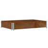 vidaXL Pallet Collar Brown 120x80 cm Solid Wood Pine