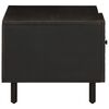 vidaXL Coffee Table Black 80x50x40 cm Solid Wood Mango