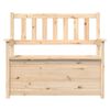 vidaXL Bench 112.5x51.5x96.5 cm Solid Wood Pine