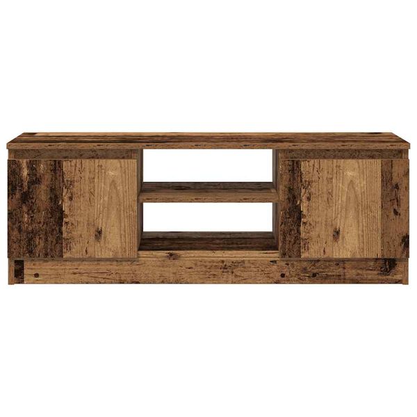 vidaXL TV Cabinet Old Wood 102x30x36 cm Engineered Wood
