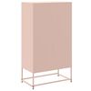 vidaXL Highboard Pink 68.5x38.5x123.5 cm Steel