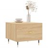 vidaXL Coffee Tables 2 pcs Sonoma Oak 50x50x40 cm Engineered Wood