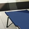 vidaXL Folding Camping Bed Blue 206 x 76 x 74 cm Oxford and Steel