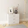 vidaXL Chest of Drawers Engineered Wood 71x35x68 cm White