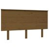 vidaXL Bed Headboard Honey Brown 139x6x82,5 cm Solid Wood Pine