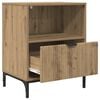 vidaXL Bedside Table Artisan oak 49 x 36 x 61 cm Engineered wood