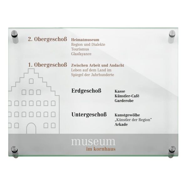 MOEDEL Info Sign GalerieA3