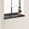 vidaXL Window Sill Anthracite with Wood Grain 100 x 30 x 4.5 cm PVC