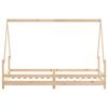 vidaXL Kids Bed Frame 90x200 cm Solid Wood Pine
