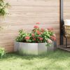 vidaXL Planter Silver 120 x 60 x 35 cm Stainless Steel
