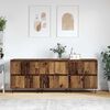vidaXL Sideboards 3 pcs Old wood 180 x 35 x 70 cm Engineered wood
