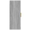 vidaXL Hanging Wall Cabinet Grey Sonoma 34.5x34x90 cm