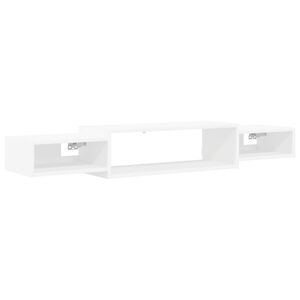 vidaXL Wall-mounted TV Cabinet Wall-Mounted White 140 x 28 x 21 cm