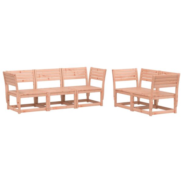 vidaXL 5 Piece Garden Sofa Set Solid Wood Douglas