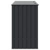 vidaXL Garden Storage Box Black 214 x 82 x 132 cm Steel