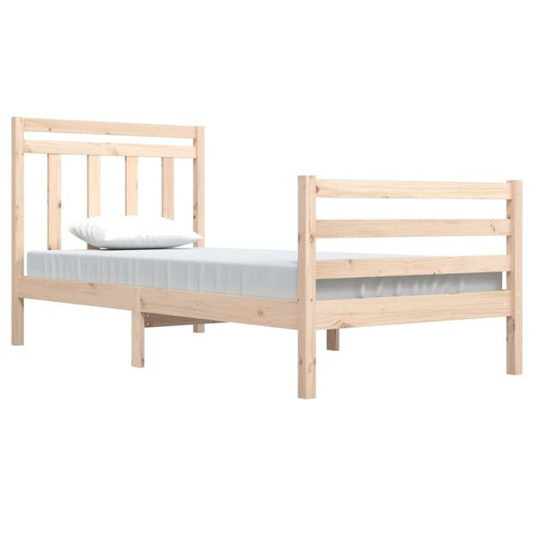 vidaXL Bed Frame without Mattress 100x200 cm Solid Wood