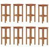 vidaXL 9 Piece Garden Bar Set Solid Wood Acacia