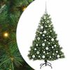 vidaXL Artificial Christmas Tree Green 120 cm PE and PVC