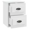 vidaXL Wall-mounted Bedside Cabinets 2 pcs White 41.5x36x53cm