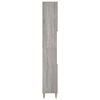 vidaXL Bathroom Cabinet Grey Sonoma 30x30x190 cm Engineered Wood
