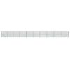 vidaXL Chain Link Fence with Spike Anchors Green 2x25 m