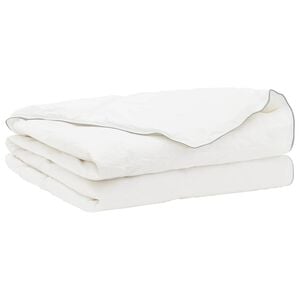 vidaXL Duvet FULDA 200 x 220 cm Summer 100 GSM 90% Goose Down White