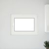 vidaXL Basement Window "RISOR" 80x70 cm Tilt&Turn DIN Right White