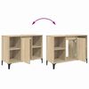 vidaXL Sink cabinet with Shelf with Storage Sonoma Oak 80 x 33 x 60 cm