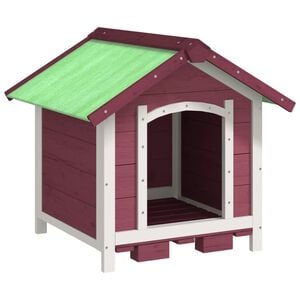 vidaXL Dog Kennel Mocha 65x65x61,5 cm Solid Wood Pine