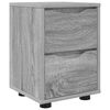 vidaXL Bedside Table Grey Sonoma 30.5 x 30 x 43 cm Engineered Wood