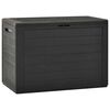 vidaXL Storage Box | Anthracite | Polypropylene | 78x44x55 cm | Storage Box