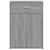 vidaXL Sideboard Grey Sonoma 60x30x84 cm Engineered Wood
