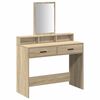 vidaXL Dressing Table Sonoma Oak 100 x 41 x 140 cm Engineered Wood