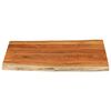 vidaXL Table Top 90x80x3.8 cm Rectangular&nbsp;Solid Wood Acacia Live Edge