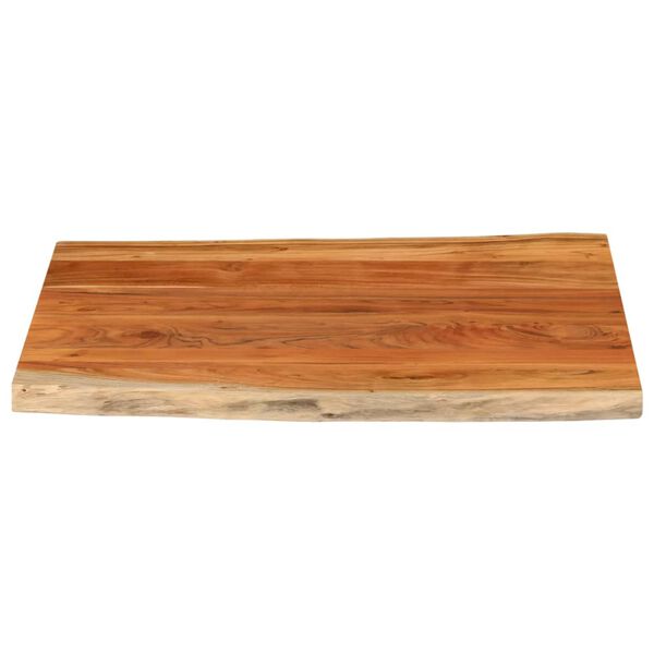 vidaXL Table Top 90x80x3.8 cm Rectangular&nbsp;Solid Wood Acacia Live Edge