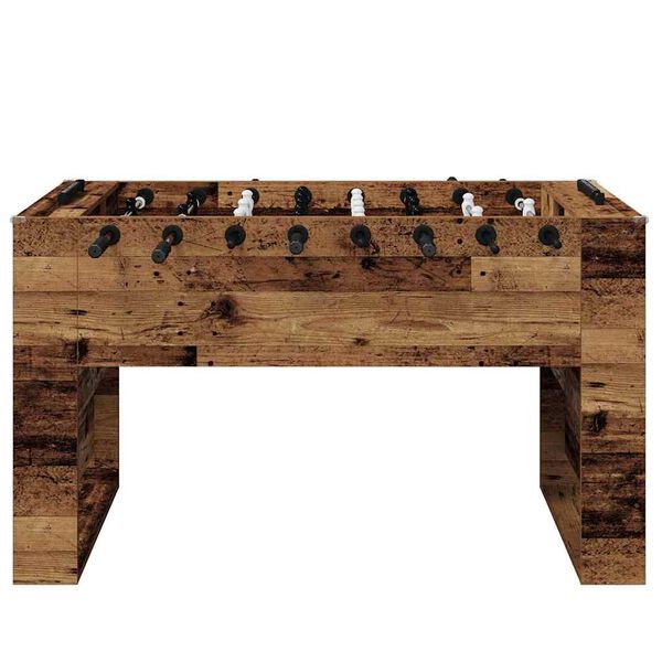 vidaXL Football Table 2 pcs Old Wood 146.5 x 74 x 85 cm