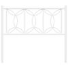 vidaXL Metal Replace Headboard White 100 cm