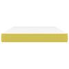 vidaXL Pocket Spring Bed Mattress Green 140x190x20 cm Fabric