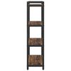 vidaXL Bookshelf Old wood 80 x 30 x 120 cm Engineered Wood