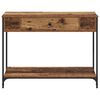 vidaXL Console Table Other Old wood 100 x 34.5 x 75 cm Engineered wood